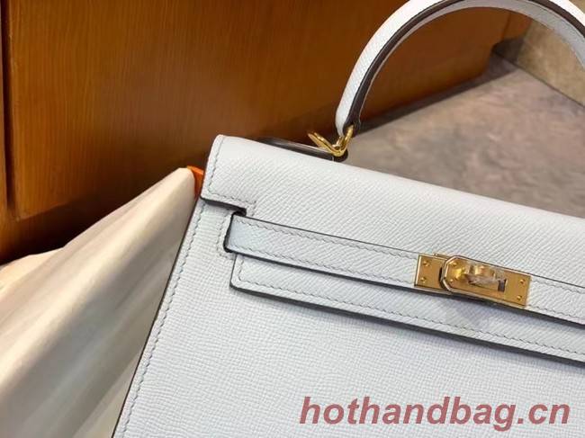 Hermes Original Epsom Leather KEL2578 light blue