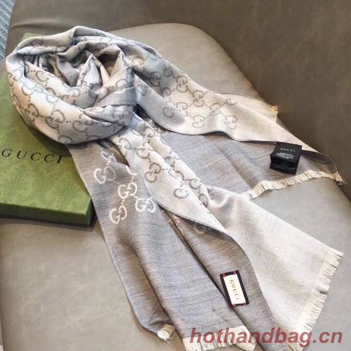 Gucci scarf Wool&Cashmere 33664-1