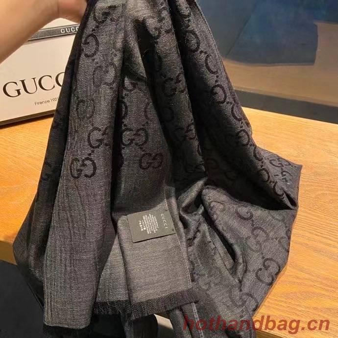 Gucci scarf Wool&Cashmere 33664-2