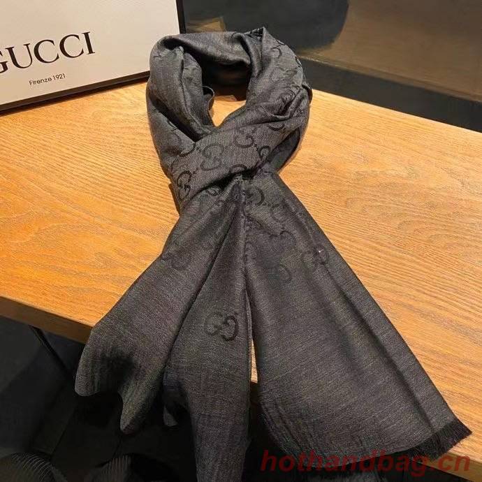 Gucci scarf Wool&Cashmere 33664-2