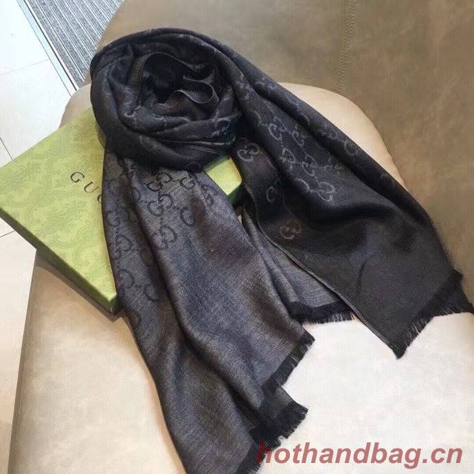 Gucci scarf Wool&Cashmere 33664-2