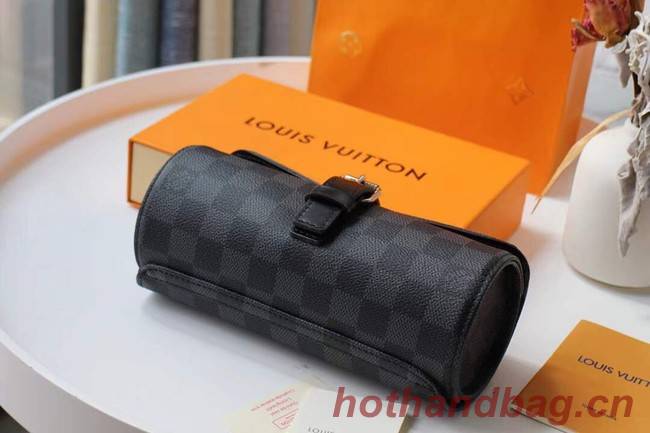 Louis Vuitton Monogram Canvas 3 Watch Case M47530-1