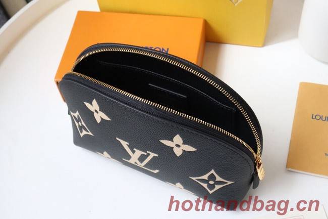 Louis Vuitton POCHETTE COSMETIQUE PM M59086 Black&Beige