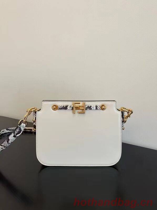 FENDI TOUCH leather bag 8BT349AH white