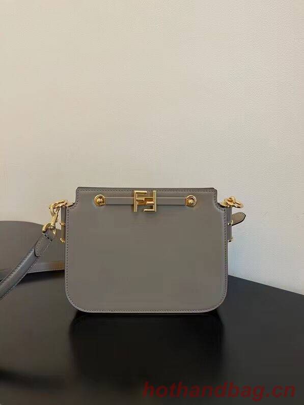 FENDI TOUCH leather bag 8BT349AHK2 gray