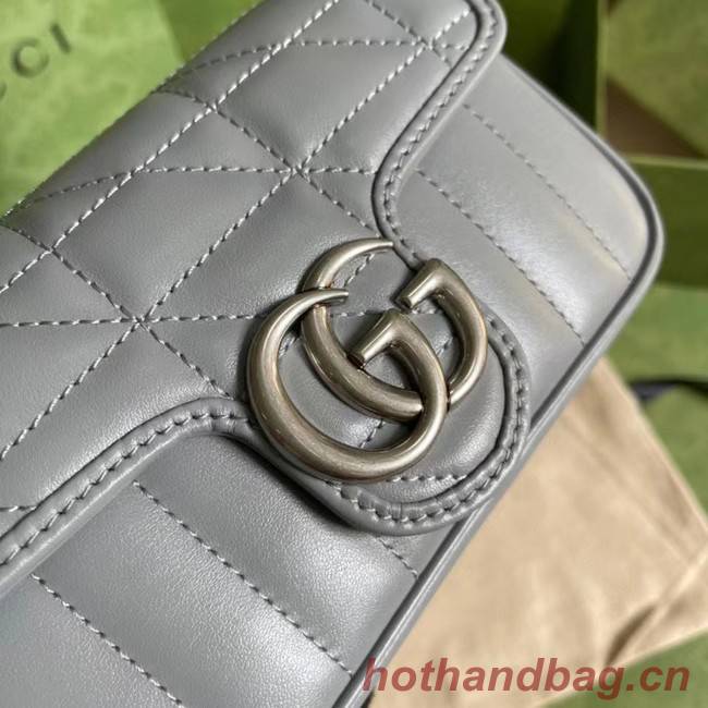 Gucci GG Marmont super mini bag 476433 Grey