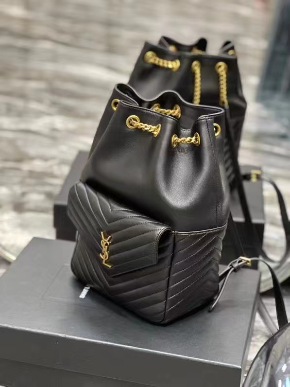 Yves Saint Laurent JOE BACKPACK IN LAMBSKIN 772609 black