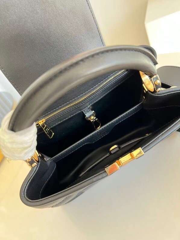 Louis Vuitton CAPUCINES PM M48864 black