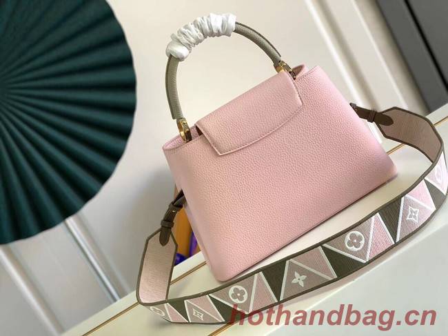 Louis Vuitton CAPUCINES MM M58608 pink