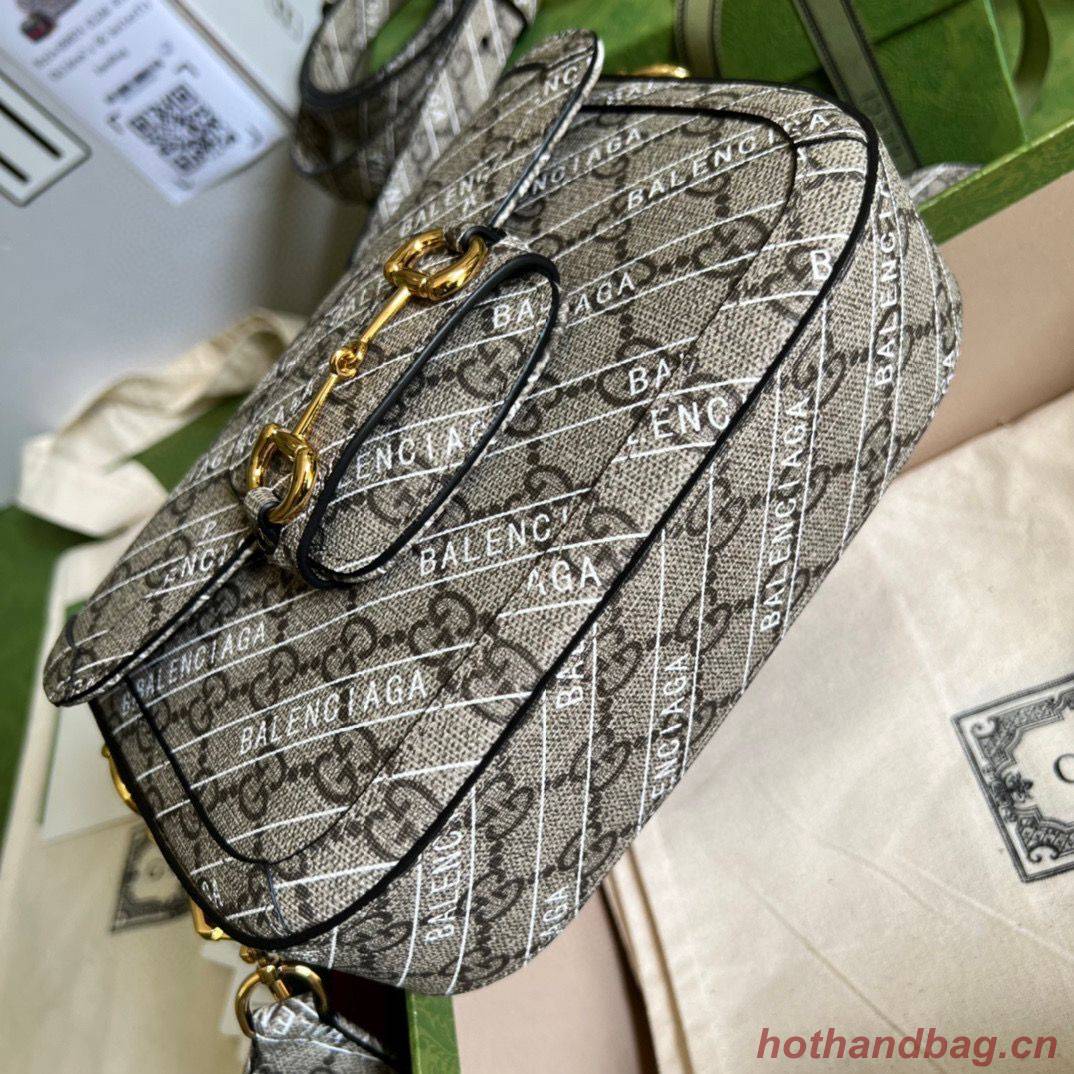 Gucci The Hacker Project GG Supreme Balenciaga LOGO 658574 Coffee