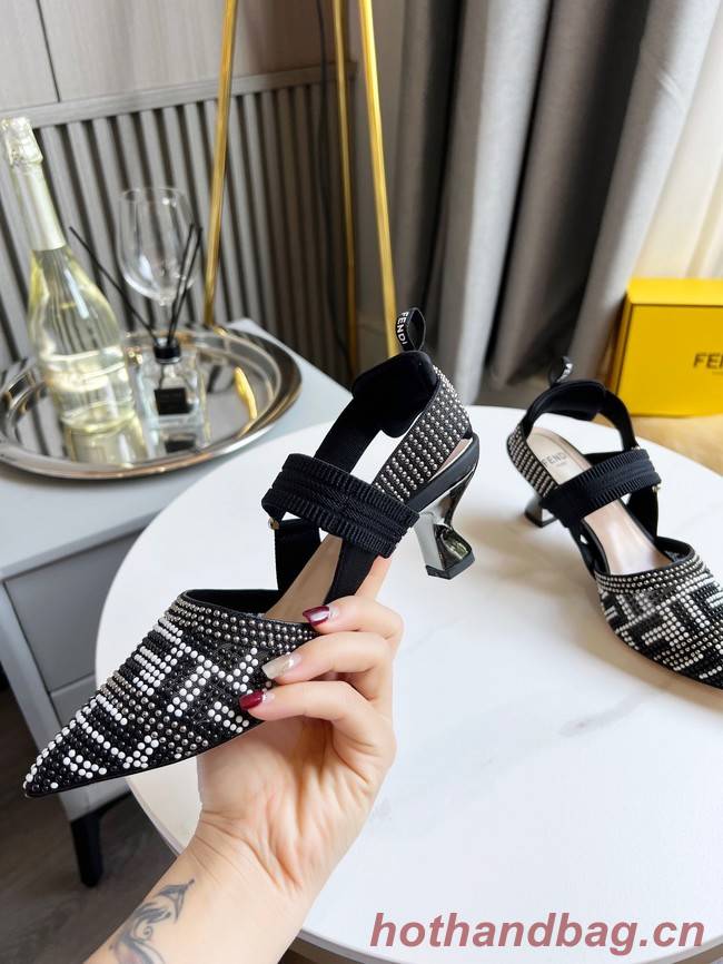 Fendi Shoes 91044-3 Heel height 5CM