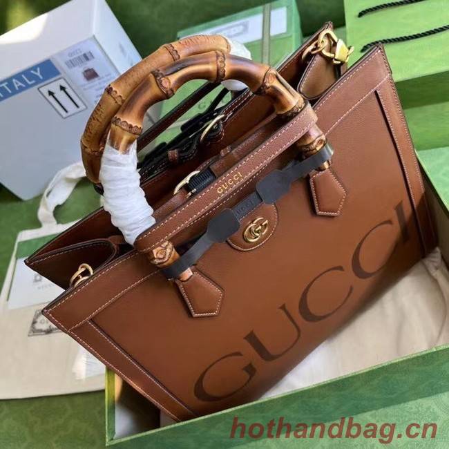 Gucci Diana medium tote bag 655658 brown