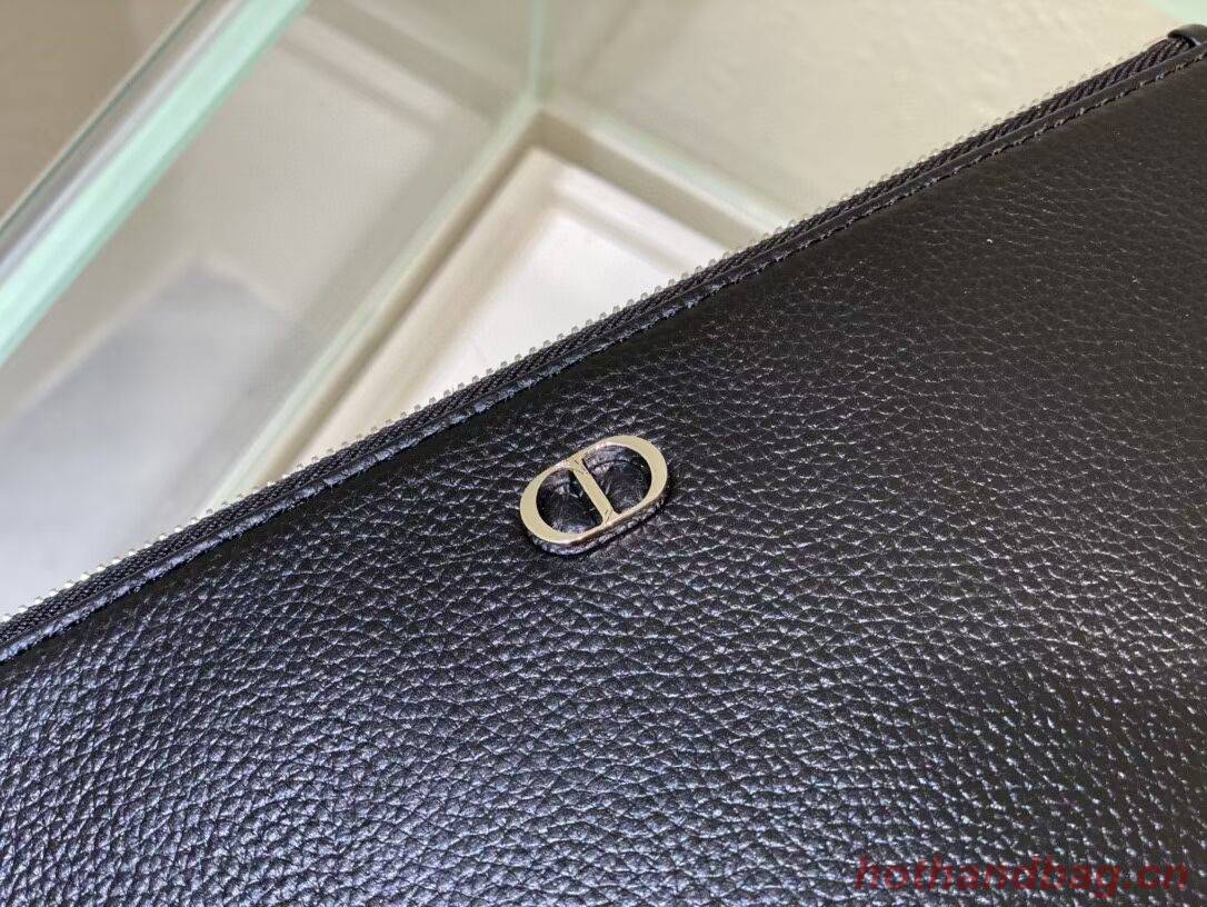 Dior small Lambskin Cluth Bag C6113 Black