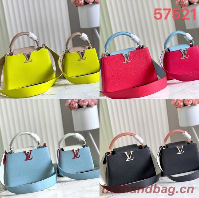 Louis Vuitton CAPUCINES BB M48865 red&sky blue