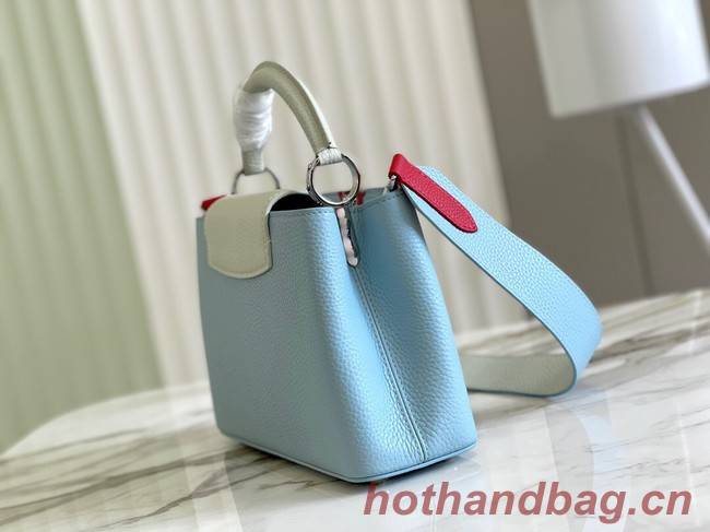 Louis Vuitton CAPUCINES BB M48865 sky blue&white