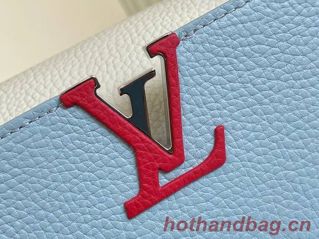 Louis Vuitton CAPUCINES BB M48865 sky blue&white