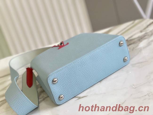 Louis Vuitton CAPUCINES BB M48865 sky blue&white