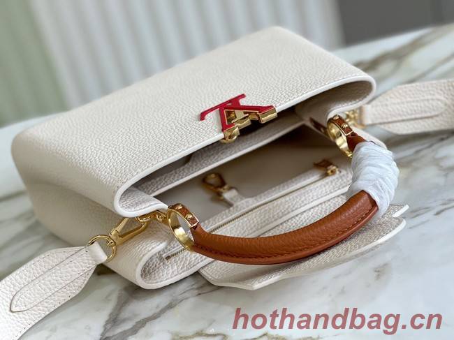 Louis Vuitton CAPUCINES BB M48865 white&brown