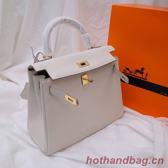 Hermes Kelly Shoulder Bag Original TOGO Leather KY3255 white