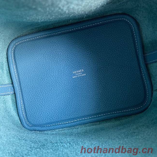 Hermes Picotin Lock Bags Original togo Leather PL3388 blue