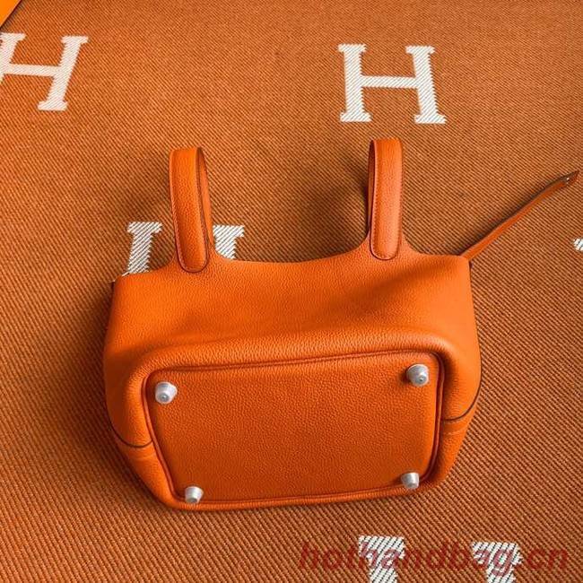 Hermes Picotin Lock Bags Original togo Leather PL3388 orange