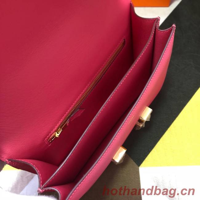 Hermes Original Espom Leather Constance Bag 5333 Lipstick Pink