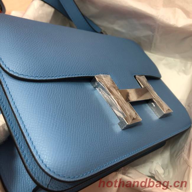 Hermes Original Espom Leather Constance Bag 5333 blue