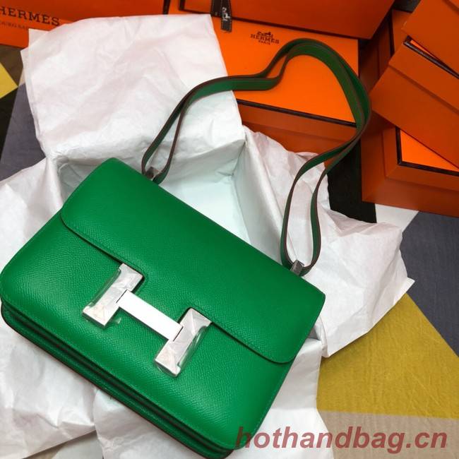 Hermes Original Espom Leather Constance Bag 5333 green