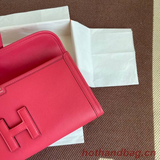 Hermes Original jige swift Leather Clutch 37088 plum