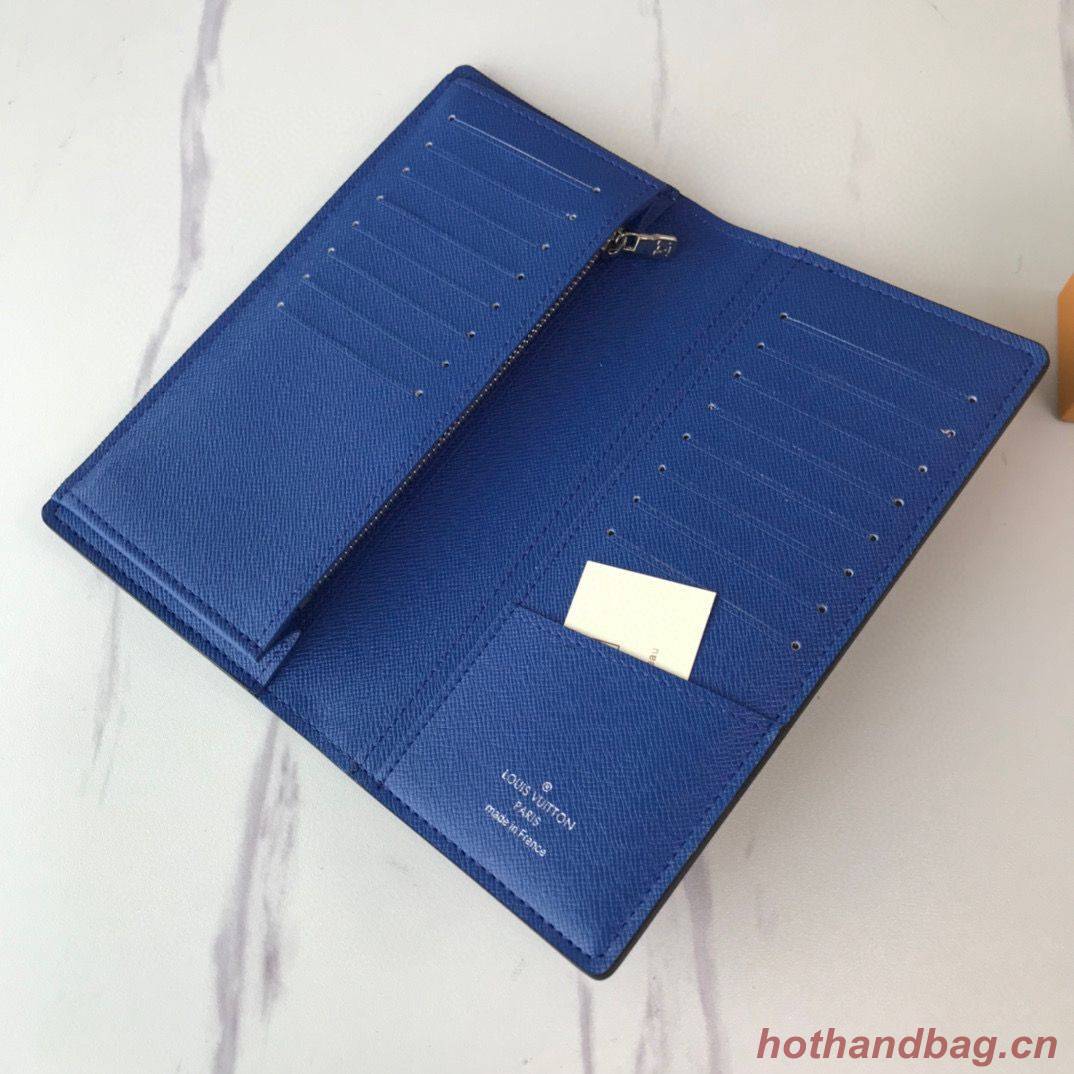 Louis vuitton Monogram Canvas Wallet A30120 Blue