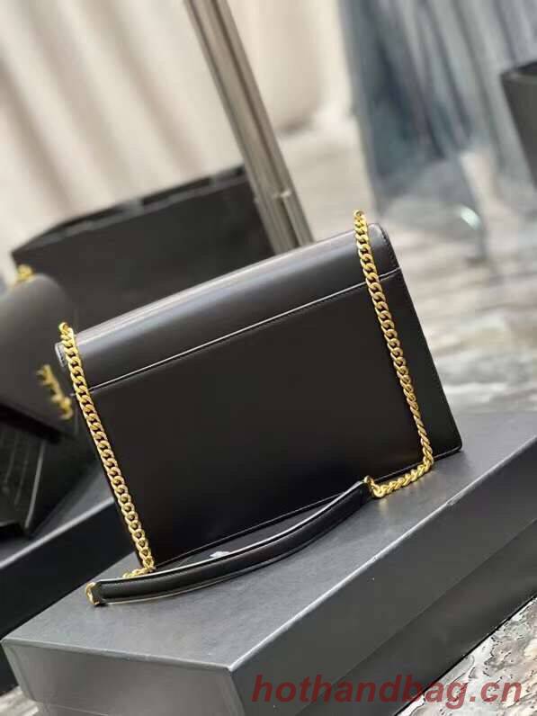 YSL GABY CHAIN BAG IN VINTAGE LAMBSKIN 668864 black