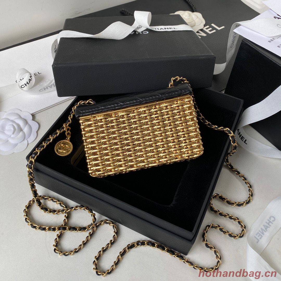 Chanel 23C Original Leather AS3717 Black & Gold-Tone 