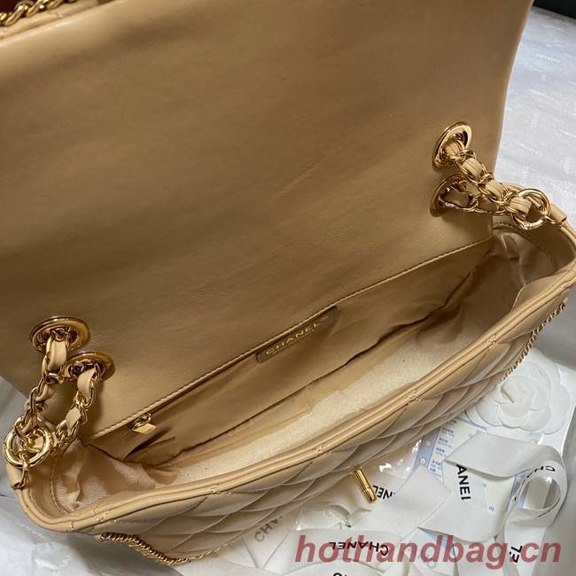 Chanel SMALL FLAP BAG AS1672 apricot