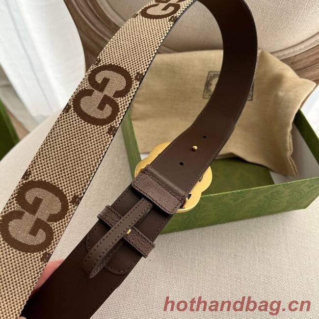 Gucci Jumbo GG Marmont wide belt 400593 brown