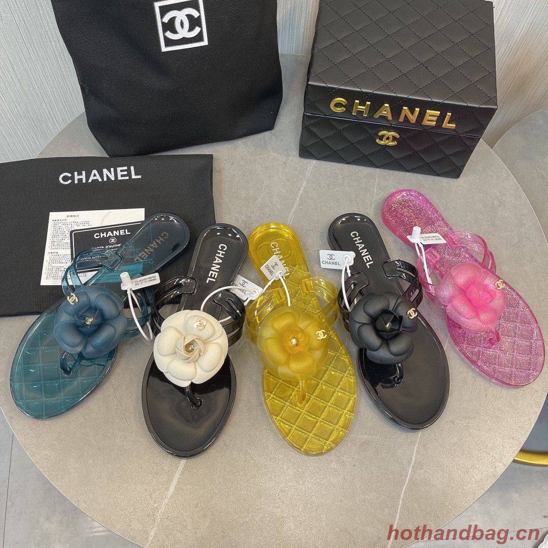 Chanel Slippers Shoes CC62319 Flower