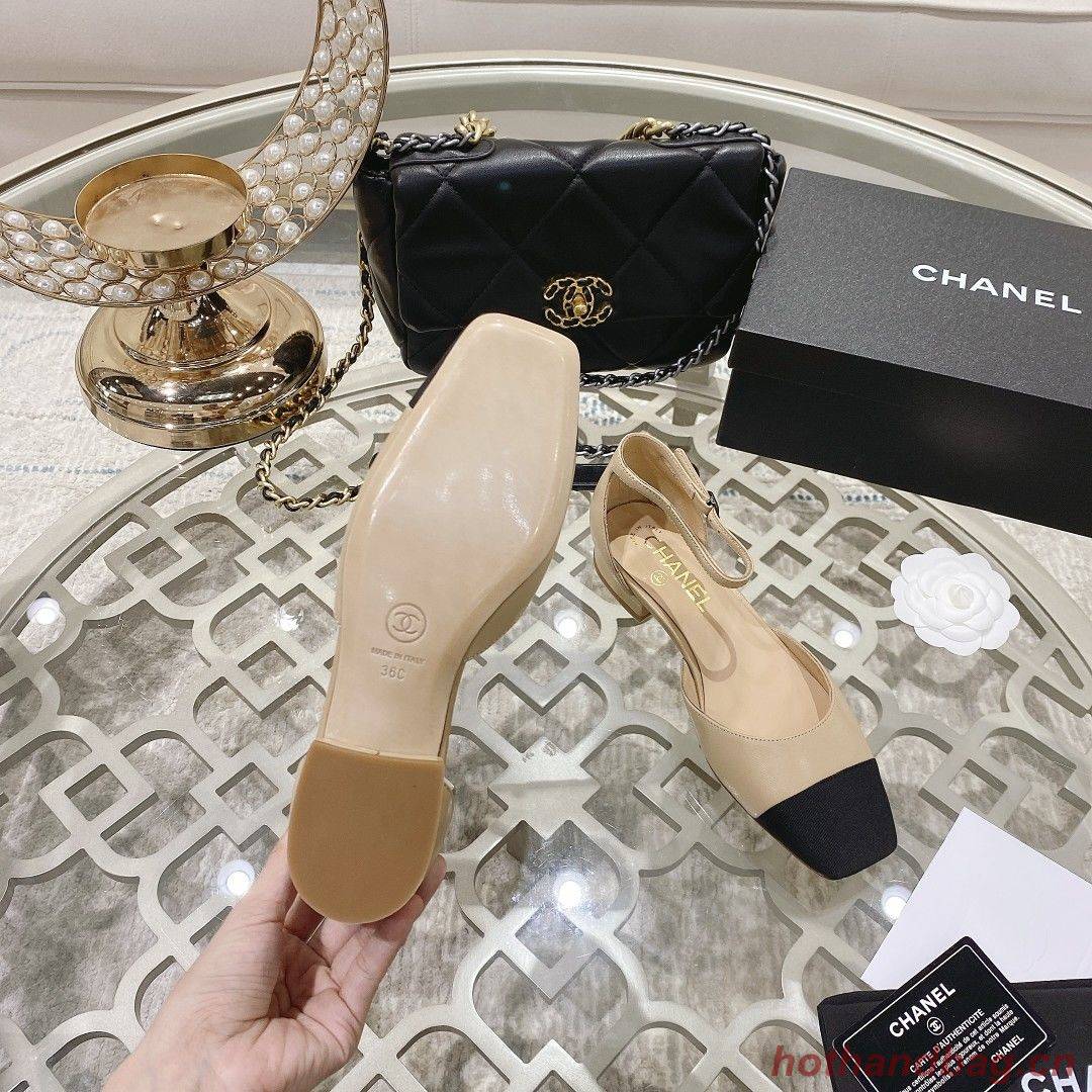 Chanel shoes CH00190 Heel Hight 2.5CM