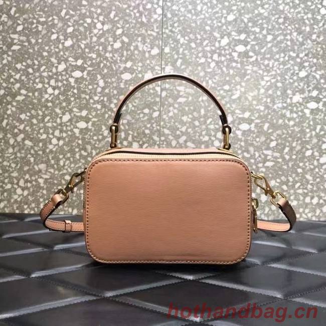 VALENTINO GARAVANI Rockstud Alcove small grain calf leather 2B0058 pink