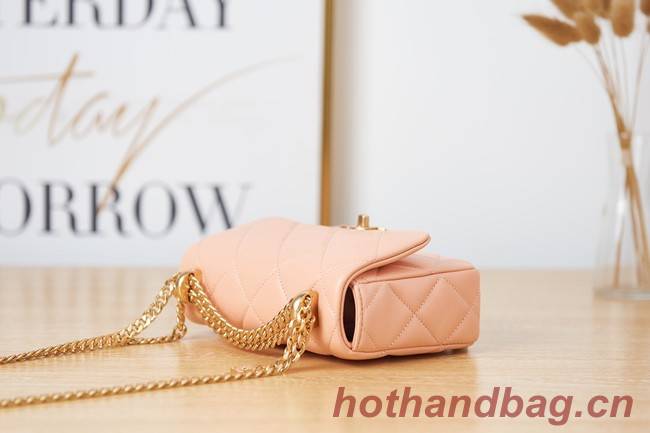 Chanel Flap Lambskin mini Shoulder Bag AS3113 pink