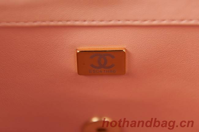 Chanel Flap Lambskin mini Shoulder Bag AS3113 pink