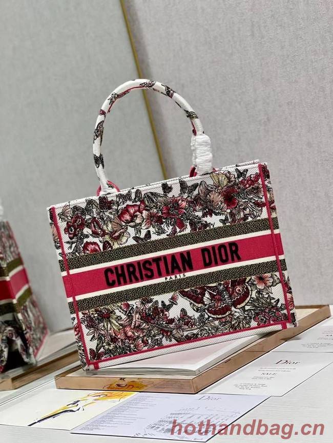 SMALL DIOR BOOK TOTE Embroidery C1212S-2