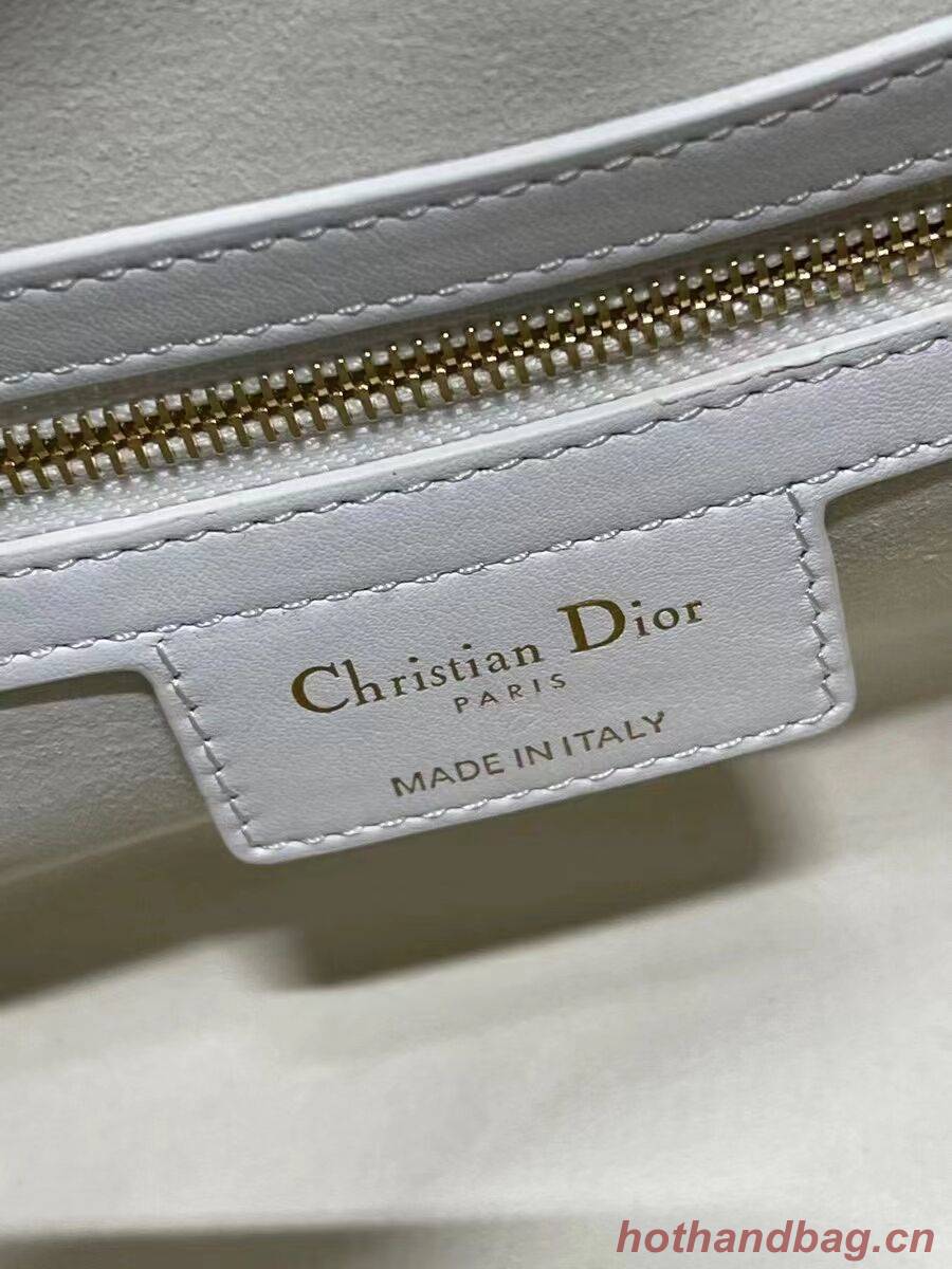 DIOR medium leather tote Bag C9200 white