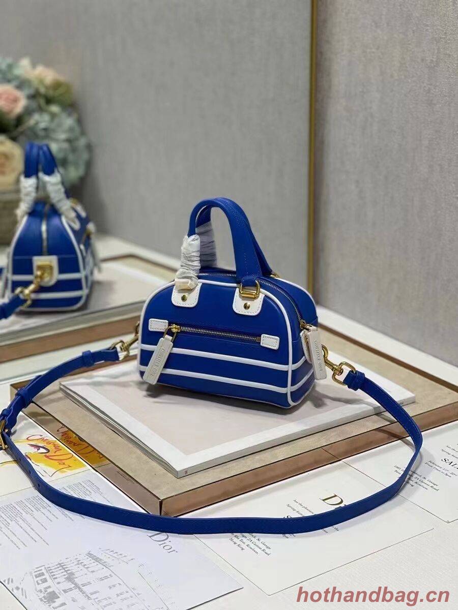 DIOR small leather tote Bag C9201 blue
