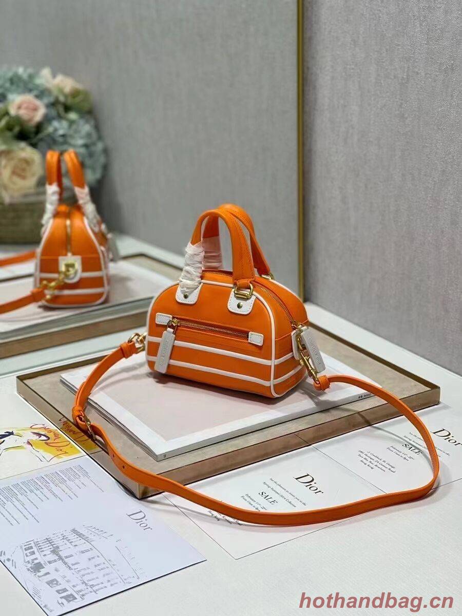 DIOR small leather tote Bag C9201 orange