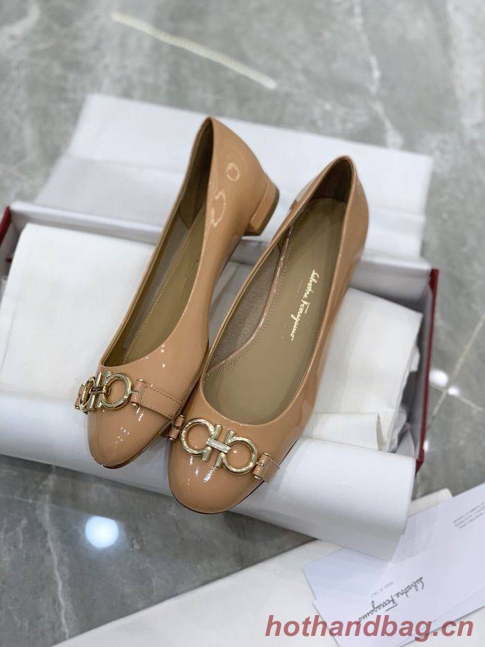 Ferragamo shoes FR00003 Heel 1CM