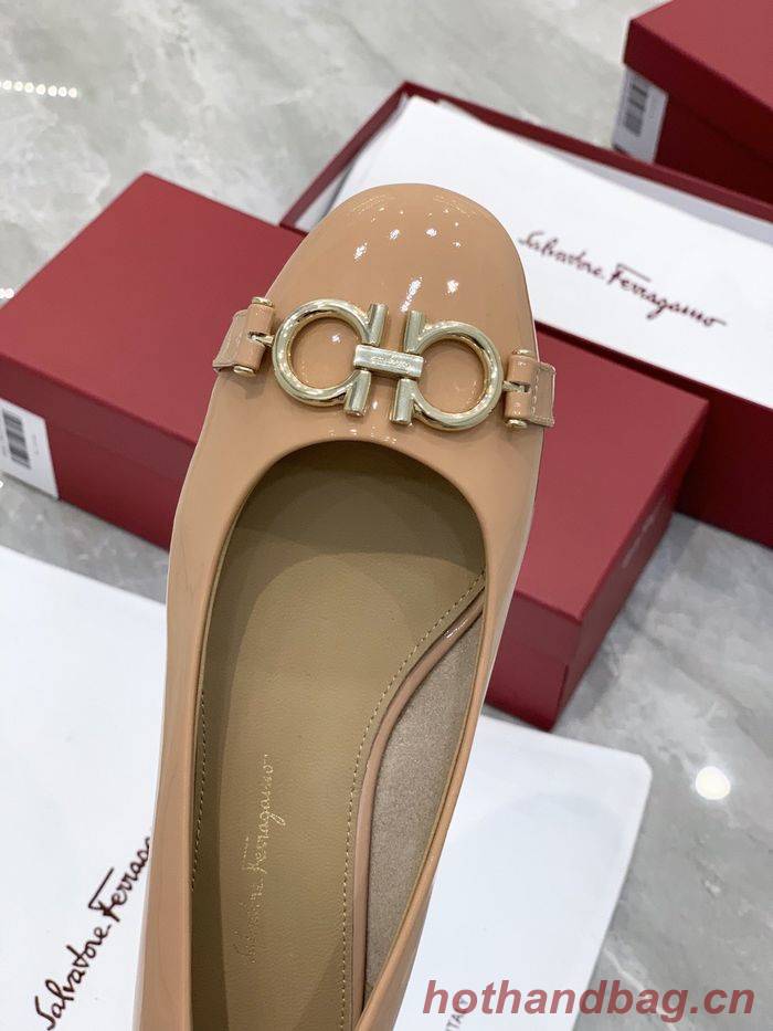 Ferragamo shoes FR00003 Heel 1CM