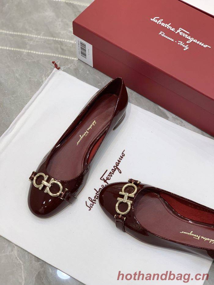 Ferragamo shoes FR00005 Heel 1CM