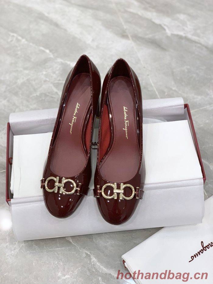 Ferragamo shoes FR00007 Heel 5.5CM