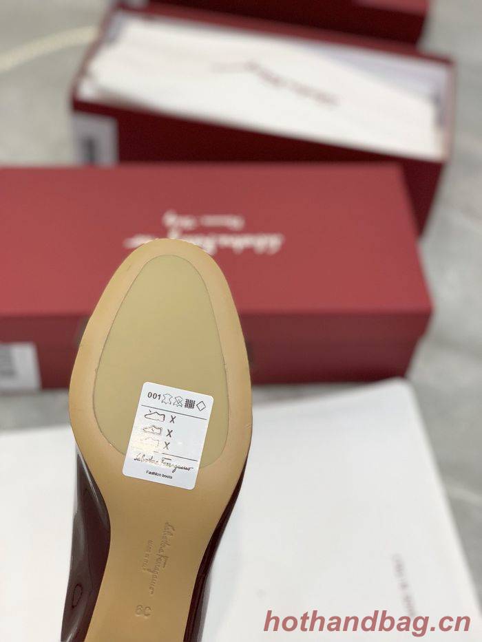 Ferragamo shoes FR00007 Heel 5.5CM