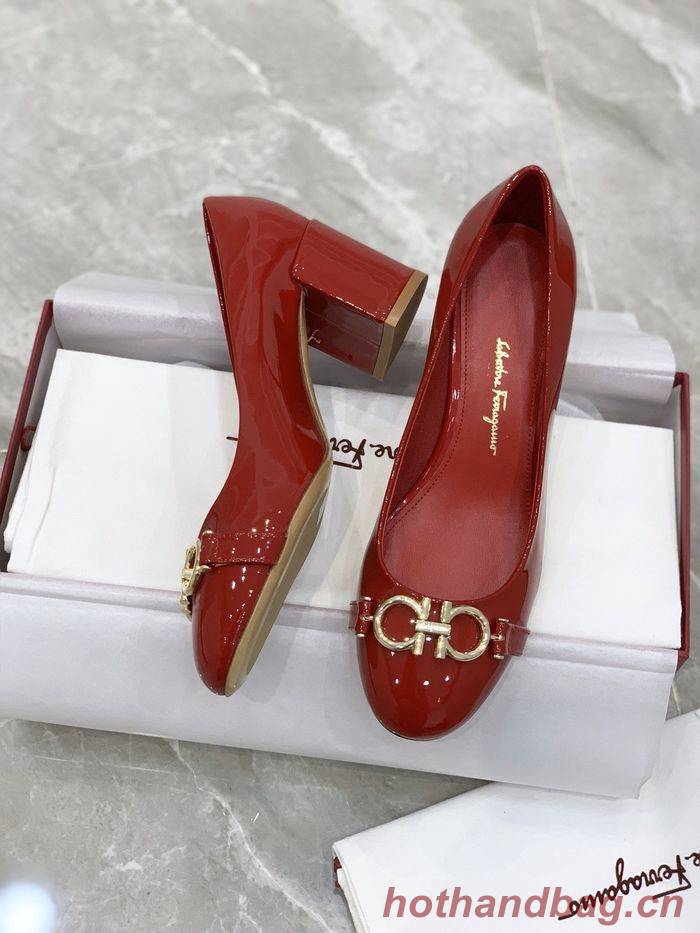 Ferragamo shoes FR00009 Heel 5.5CM