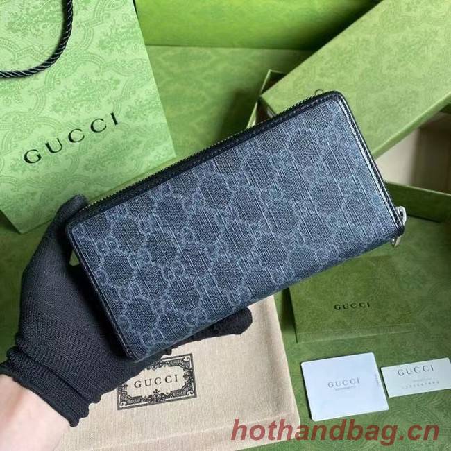 Gucci Zip around wallet with Interlocking G 673003 black